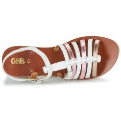 Chaussures Fille Sandales et Nu-pieds GBB BANGKOK Blanc -Sandales Soldes Boutique 16048656 500 F
