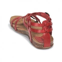 Chaussures Femme Sandales et Nu-pieds Kickers ANA Rouge -Sandales Soldes Boutique 16259646 500 E