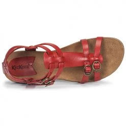 Chaussures Femme Sandales et Nu-pieds Kickers ANA Rouge -Sandales Soldes Boutique 16259646 500 F