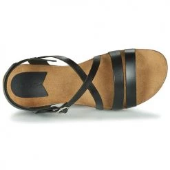Chaussures Femme Sandales et Nu-pieds Kickers ANATOMIUM Noir -Sandales Soldes Boutique 16259649 500 F