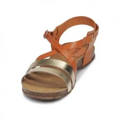 Chaussures Femme Sandales et Nu-pieds Kickers ANATOMIUM Camel / Doré -Sandales Soldes Boutique 16259650 500 C