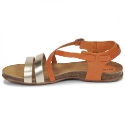 Chaussures Femme Sandales et Nu-pieds Kickers ANATOMIUM Camel / Doré -Sandales Soldes Boutique 16259650 500 D