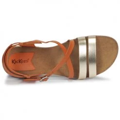 Chaussures Femme Sandales et Nu-pieds Kickers ANATOMIUM Camel / Doré -Sandales Soldes Boutique 16259650 500 F