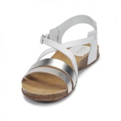 Chaussures Femme Sandales et Nu-pieds Kickers ANATOMIUM Blanc / Argent -Sandales Soldes Boutique 16259651 500 C