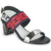 Chaussures Femme Sandales et Nu-pieds United nude POP SANDAL MID Noir / Rouge