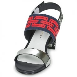 Chaussures Femme Sandales et Nu-pieds United nude POP SANDAL MID Noir / Rouge -Sandales Soldes Boutique 16271055 500 C