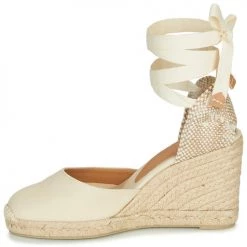 Chaussures Femme Sandales et Nu-pieds Castaner CARINA Crème -Sandales Soldes Boutique 16365227 500 D