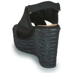 Chaussures Femme Sandales et Nu-pieds Castaner FEDERICA Noir -Sandales Soldes Boutique 16365232 500 E