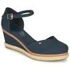 Chaussures Femme Sandales et Nu-pieds Tommy Hilfiger BASIC CLOSED TOE MID WEDGE Bleu