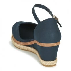 Chaussures Femme Sandales et Nu-pieds Tommy Hilfiger BASIC CLOSED TOE MID WEDGE Bleu -Sandales Soldes Boutique 16366458 500 E