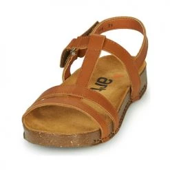 Chaussures Femme Sandales et Nu-pieds Art I BREATHE Marron -Sandales Soldes Boutique 16375001 500 C