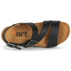 Chaussures Sandales et Nu-pieds Art I BREATHE Noir -Sandales Soldes Boutique 16375003 500 F