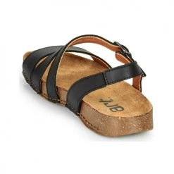 Chaussures Femme Sandales et Nu-pieds Art I BREATHE Noir -Sandales Soldes Boutique 16375006 500 E