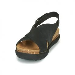 Chaussures Femme Sandales et Nu-pieds Art RHODES Noir -Sandales Soldes Boutique 16375017 500 C