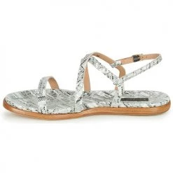 Chaussures Femme Sandales et Nu-pieds Neosens AURORA Blanc / Argent -Sandales Soldes Boutique 16375100 500 D