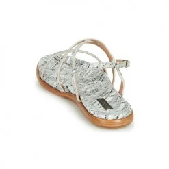 Chaussures Femme Sandales et Nu-pieds Neosens AURORA Blanc / Argent -Sandales Soldes Boutique 16375100 500 E