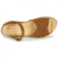 Chaussures Femme Sandales et Nu-pieds El Naturalista TÜLBEND Marron -Sandales Soldes Boutique 16375394 500 F