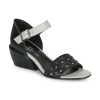 Chaussures Femme Sandales et Nu-pieds Fru.it LEMMINE Noir / Blanc
