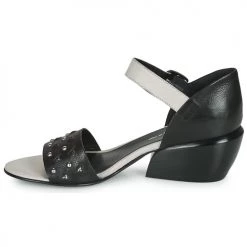 Chaussures Femme Sandales et Nu-pieds Fru.it LEMMINE Noir / Blanc -Sandales Soldes Boutique 16380461 500 D