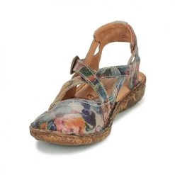 Chaussures Femme Sandales et Nu-pieds Josef Seibel ROSALIE 13 Gris / Multicolor -Sandales Soldes Boutique 16396138 500 C