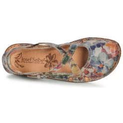 Chaussures Femme Sandales et Nu-pieds Josef Seibel ROSALIE 13 Gris / Multicolor -Sandales Soldes Boutique 16396138 500 F