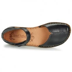 Chaussures Femme Sandales et Nu-pieds Josef Seibel ROSALIE 42 Noir -Sandales Soldes Boutique 16396145 500 F