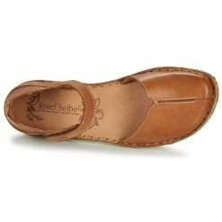 Chaussures Femme Sandales et Nu-pieds Josef Seibel ROSALIE 42 Cognac -Sandales Soldes Boutique 16396146 500 F