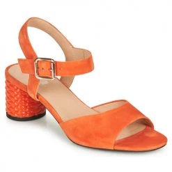 Chaussures Femme Sandales et Nu-pieds Geox D ORTENSIA MID SANDA Orange