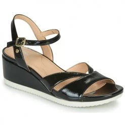 Chaussures Femme Sandales et Nu-pieds Geox D ISCHIA Noir