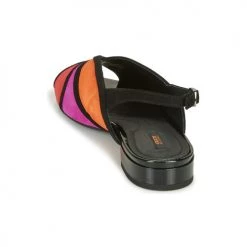 Chaussures Femme Sandales et Nu-pieds Geox D WISTREY SANDALO Noir / Rouge / Rose -Sandales Soldes Boutique 16397410 500 E