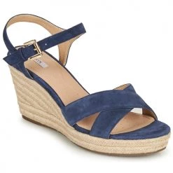 Chaussures Femme Sandales et Nu-pieds Geox D SOLEIL Bleu