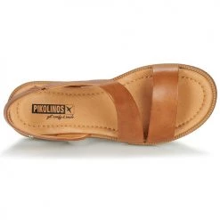 Chaussures Femme Sandales et Nu-pieds Pikolinos MORAIRA W4E Camel -Sandales Soldes Boutique 16397651 500 F