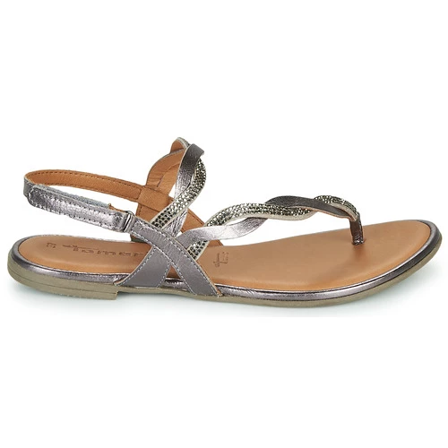 Chaussures Femme Sandales et Nu-pieds Tamaris KIM Argent 2 Chaussures Femme Sandales et Nu-pieds Tamaris KIM Argent – Image 2