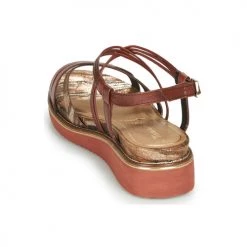 Chaussures Femme Sandales et Nu-pieds Tamaris EDA Marron -Sandales Soldes Boutique 16397990 500 E