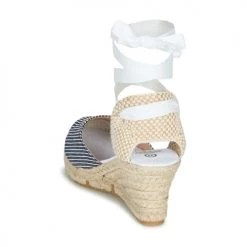 Chaussures Femme Sandales et Nu-pieds Le Temps des Cerises POLY Bleu / Blanc -Sandales Soldes Boutique 16412629 500 E