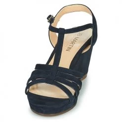 Chaussures Femme Sandales et Nu-pieds JB Martin QUIRA Marine -Sandales Soldes Boutique 16446222 500 C