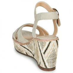 Chaussures Femme Sandales et Nu-pieds JB Martin EMEA Beige -Sandales Soldes Boutique 16446228 500 E