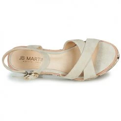 Chaussures Femme Sandales et Nu-pieds JB Martin EMEA Beige -Sandales Soldes Boutique 16446228 500 F
