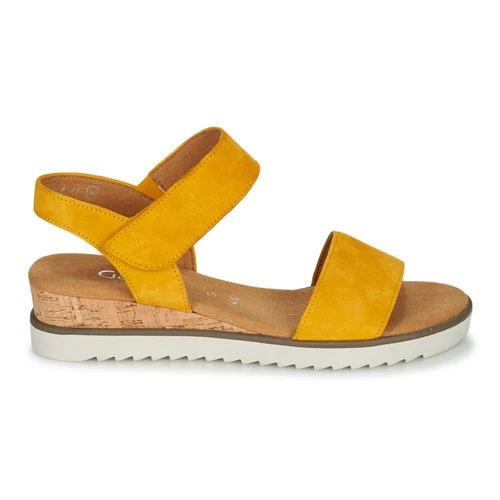 Chaussures Femme Sandales et Nu-pieds Gabor KARIBITOU Jaune 2 Chaussures Femme Sandales et Nu-pieds Gabor KARIBITOU Jaune – Image 2