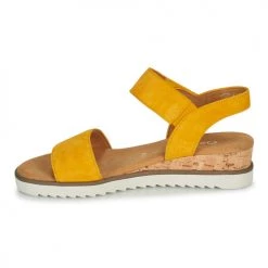 Chaussures Femme Sandales et Nu-pieds Gabor KARIBITOU Jaune 9 Chaussures Femme Sandales et Nu-pieds Gabor KARIBITOU Jaune -Sandales Soldes Boutique 16473057 500 D