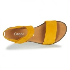 Chaussures Femme Sandales et Nu-pieds Gabor KARIBITOU Jaune 11 Chaussures Femme Sandales et Nu-pieds Gabor KARIBITOU Jaune -Sandales Soldes Boutique 16473057 500 F