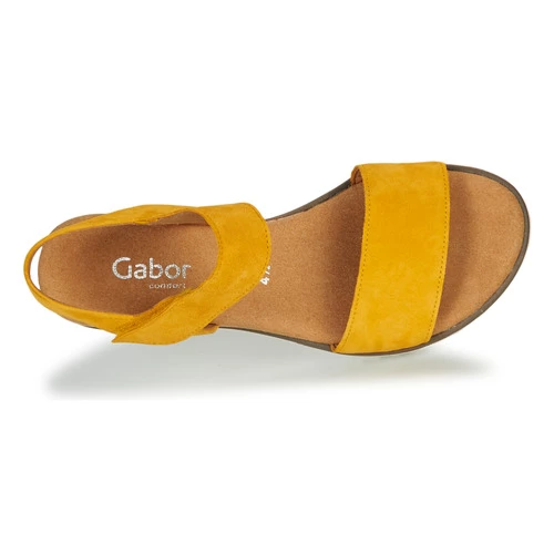 Chaussures Femme Sandales et Nu-pieds Gabor KARIBITOU Jaune 6 Chaussures Femme Sandales et Nu-pieds Gabor KARIBITOU Jaune – Image 6