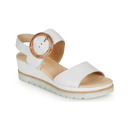 Chaussures Femme Sandales et Nu-pieds Gabor KOKREM Blanc 1 Chaussures Femme Sandales et Nu-pieds Gabor KOKREM Blanc
