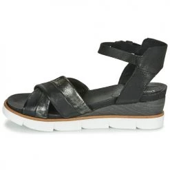 Chaussures Femme Sandales et Nu-pieds Dream in Green MARZI noir -Sandales Soldes Boutique 16474327 500 D