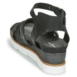 Chaussures Femme Sandales et Nu-pieds Dream in Green MARZI noir -Sandales Soldes Boutique 16474327 500 E