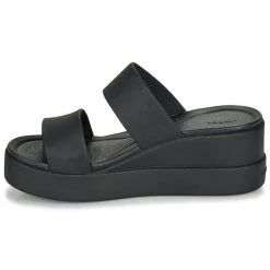 Chaussures Femme Sandales et Nu-pieds Crocs CROCS BROOKLYN MID WEDGE W Noir -Sandales Soldes Boutique 16474719 500 D