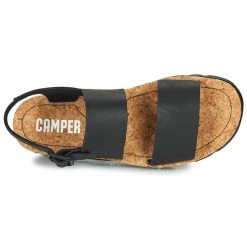Chaussures Femme Sandales et Nu-pieds Camper ORUGA Noir -Sandales Soldes Boutique 16479964 500 F