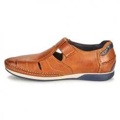 Chaussures Homme Sandales et Nu-pieds Fluchos JAMES Marron / Marine / Rouge -Sandales Soldes Boutique 16505900 500 D