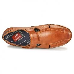 Chaussures Homme Sandales et Nu-pieds Fluchos JAMES Marron / Marine / Rouge -Sandales Soldes Boutique 16505900 500 F