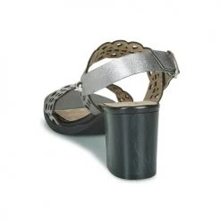 Chaussures Femme Sandales et Nu-pieds Dorking NORQUI Argent -Sandales Soldes Boutique 16527936 500 E